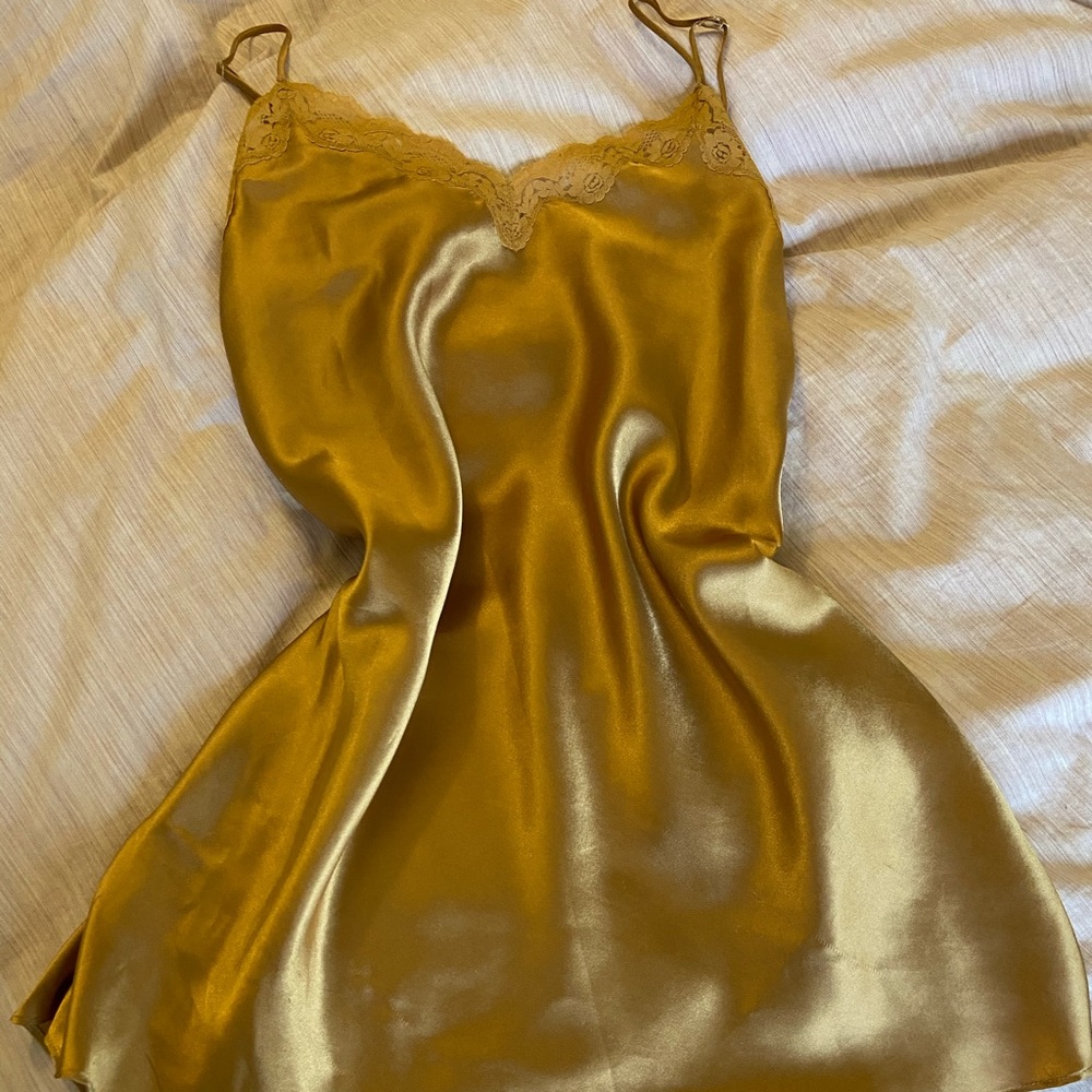 Gold Slip Dress